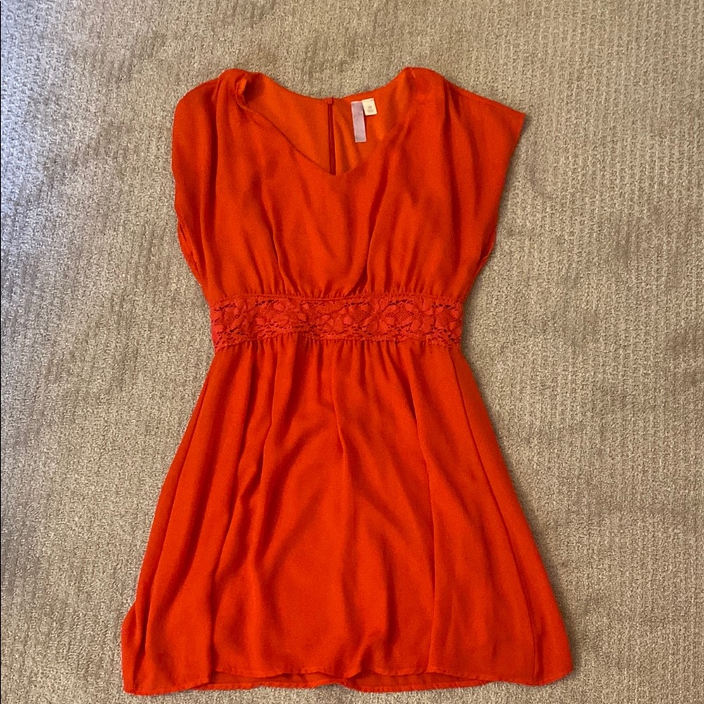 Bold Orange Dress